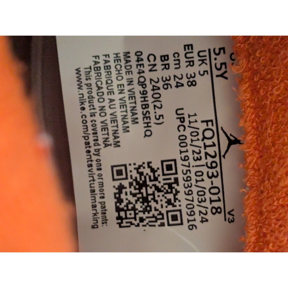 Nike Air Jordan 5 Low GS 5.5Y Womens 7 Miami Hurricanes FQ1293-018 - Picture 11 of 15